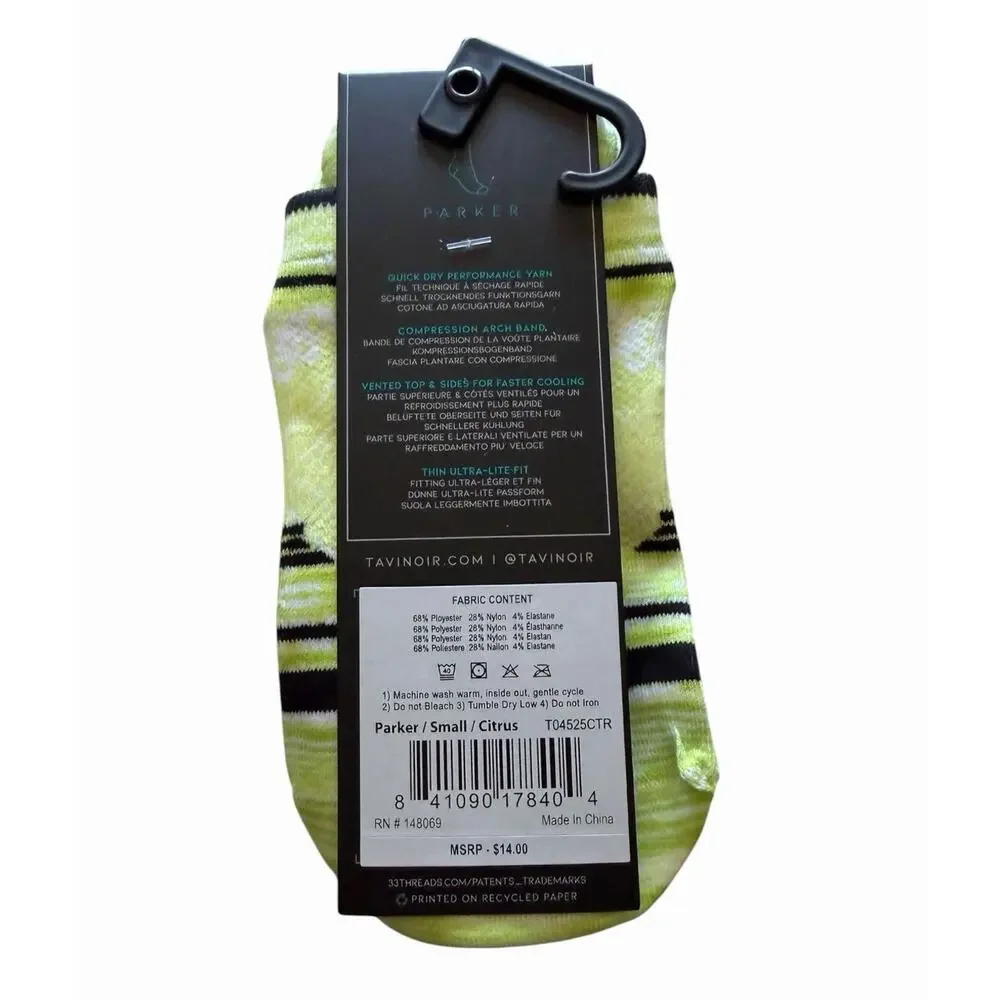 TAVI Sport Grip Sock Bundle 3 Pair Small Parker Taylor Ultra Lightweight